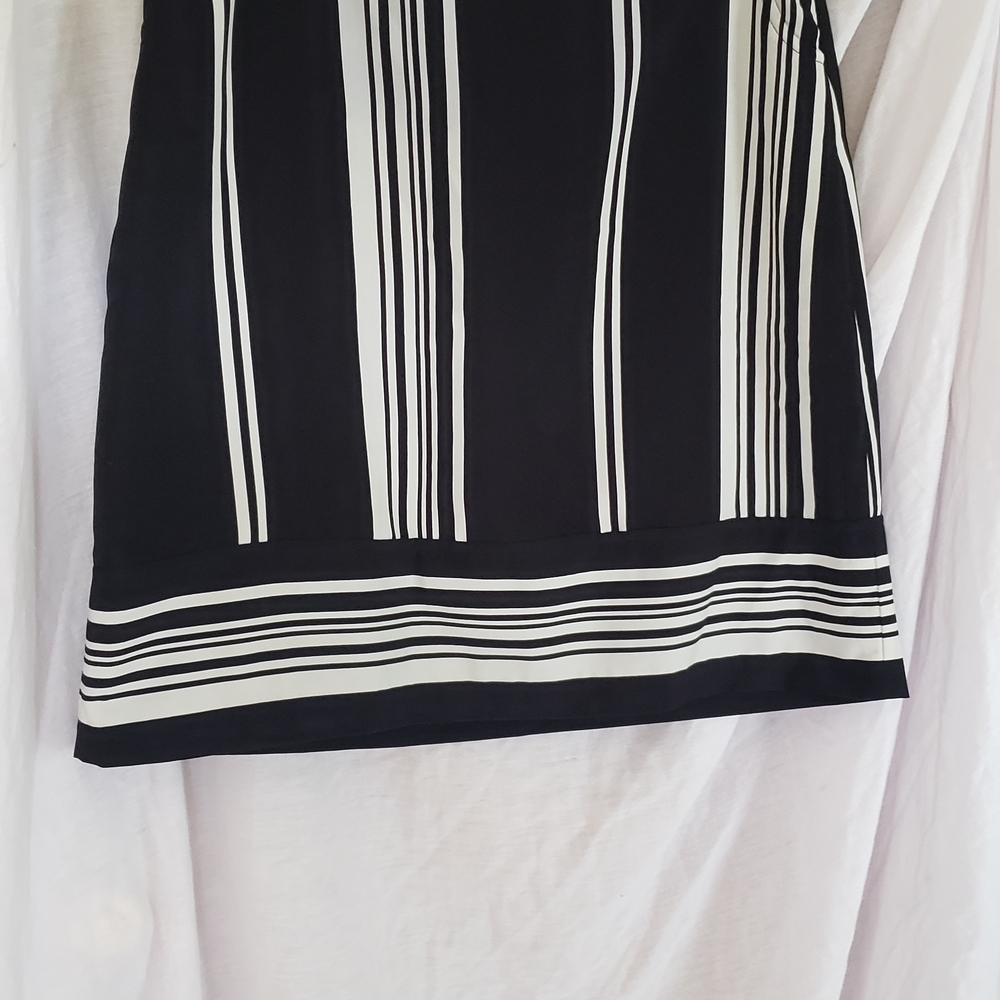 Cato Black and White Pencil Mini Skirt